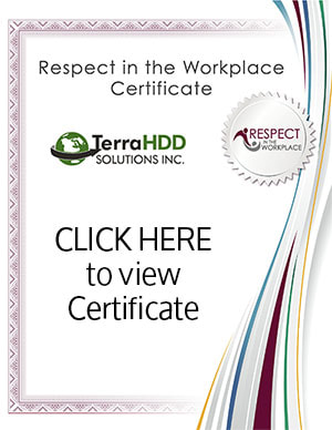 Respect in the Workplace Certificate